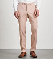 Slim Fit Pale Rose Solid Suit Pants