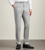 Slim Fit Light Grey Solid Suit Pant