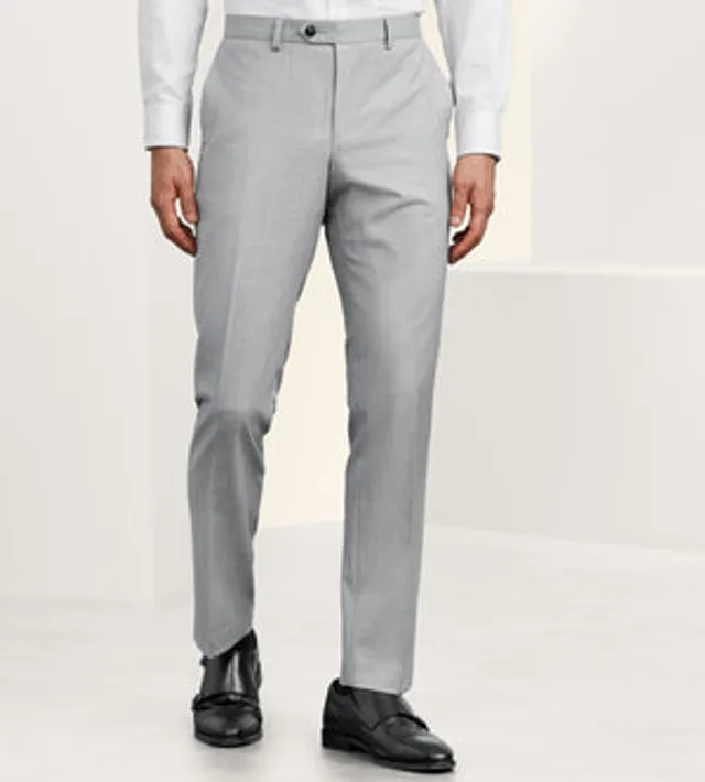 Slim Fit Stretch Solid Suit Separate Pants