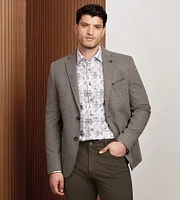 Modern Fit Knit Solid Sport Jacket