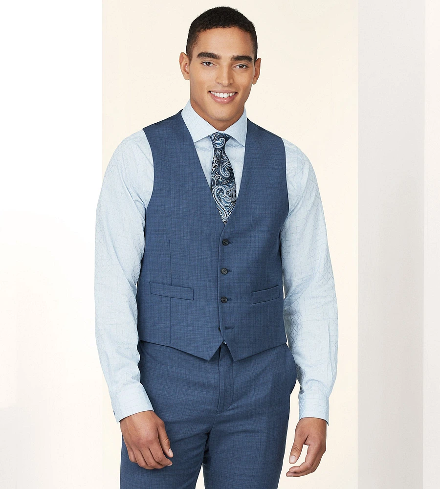 Modern Fit Wool Suit Vest