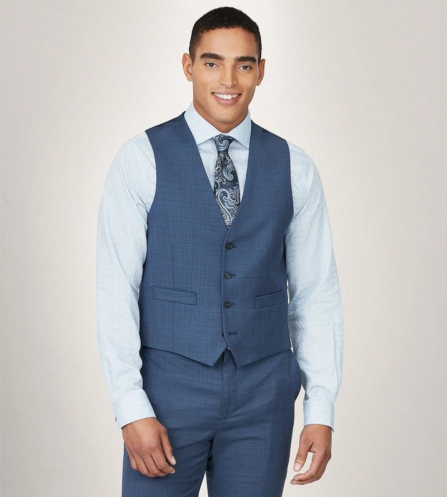 Modern Fit Wool Suit Vest