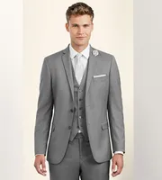 Slim Fit Stretch Suit Separate Vest