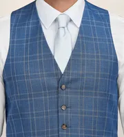 Check Suit Separate Vest