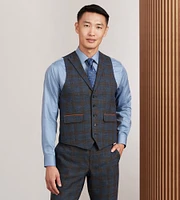 Plaid Suit Vest