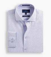 Modern Fit Geo Print Dress Shirt