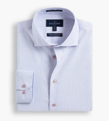 Modern Fit Geo Print Jacquard Dress Shirt