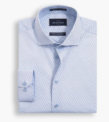 Modern Fit Geo Print Dress Shirt