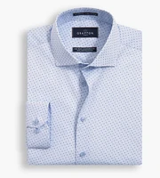 Modern Fit Geo Print Dress Shirt