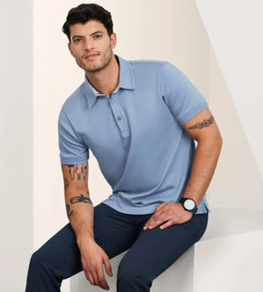 Modern Fit Short Sleeve Polo