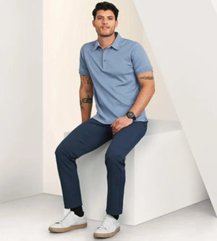 Modern Fit Short Sleeve Polo