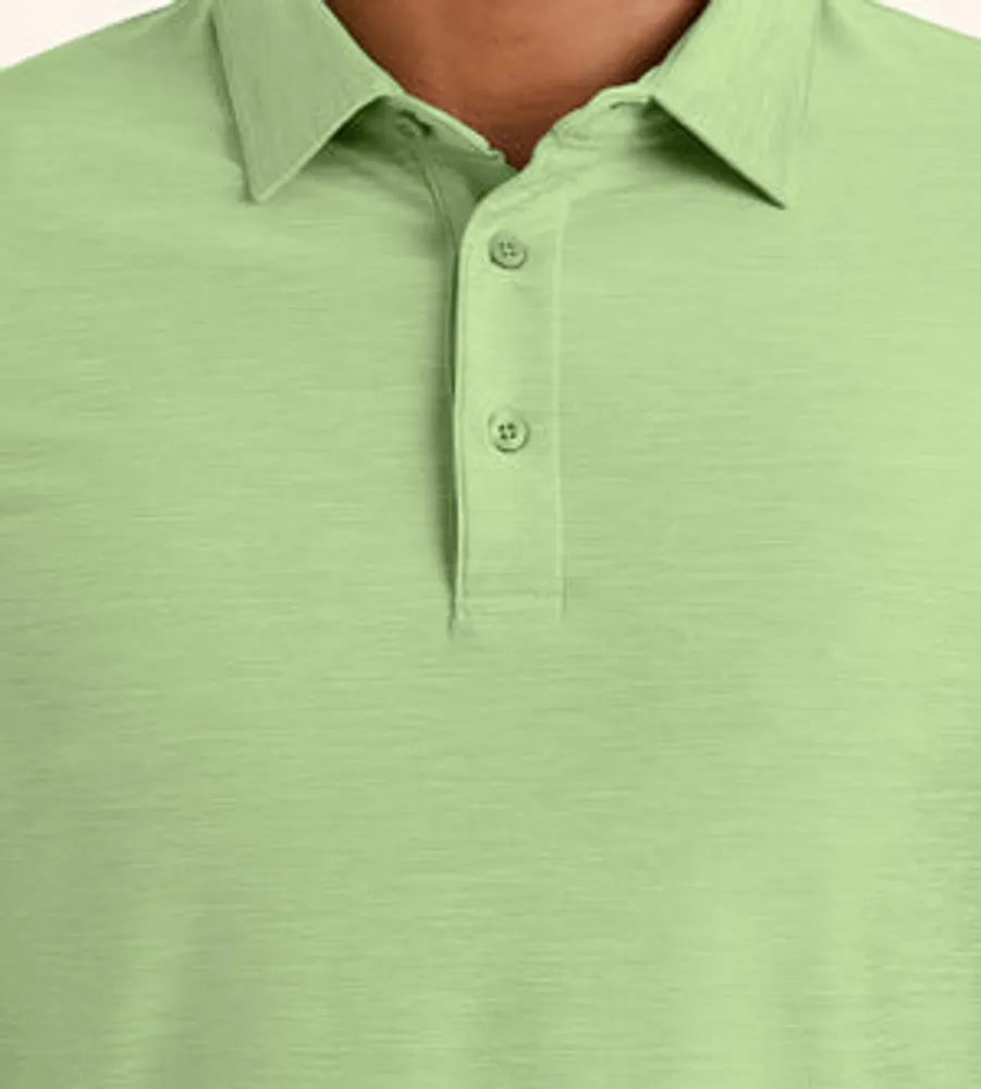 Modern Fit Heathered Performance Polo