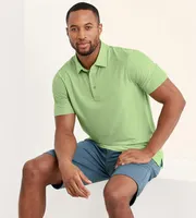 Modern Fit Heathered Performance Polo