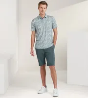 Modern Fit Printed Performance Polo