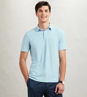 Modern Fit Short Sleeve Button Down Jacquard Polo