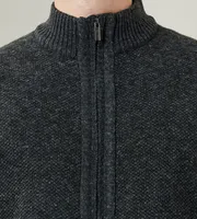 Modern Fit Full-Zip Fleece-Lined Sweater