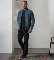 Modern Fit Full-Zip Fleece-Lined Sweater