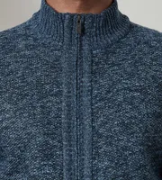 Modern Fit Full-Zip Fleece-Lined Sweater