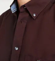 Modern Fit Long Sleeve Stretch Oxford Sport Shirt