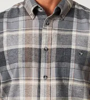 Modern Fit Long Sleeve Soft Touch Plaid Flannel Sport Shirt