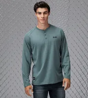 Modern Fit Long Sleeve Raglan Henley