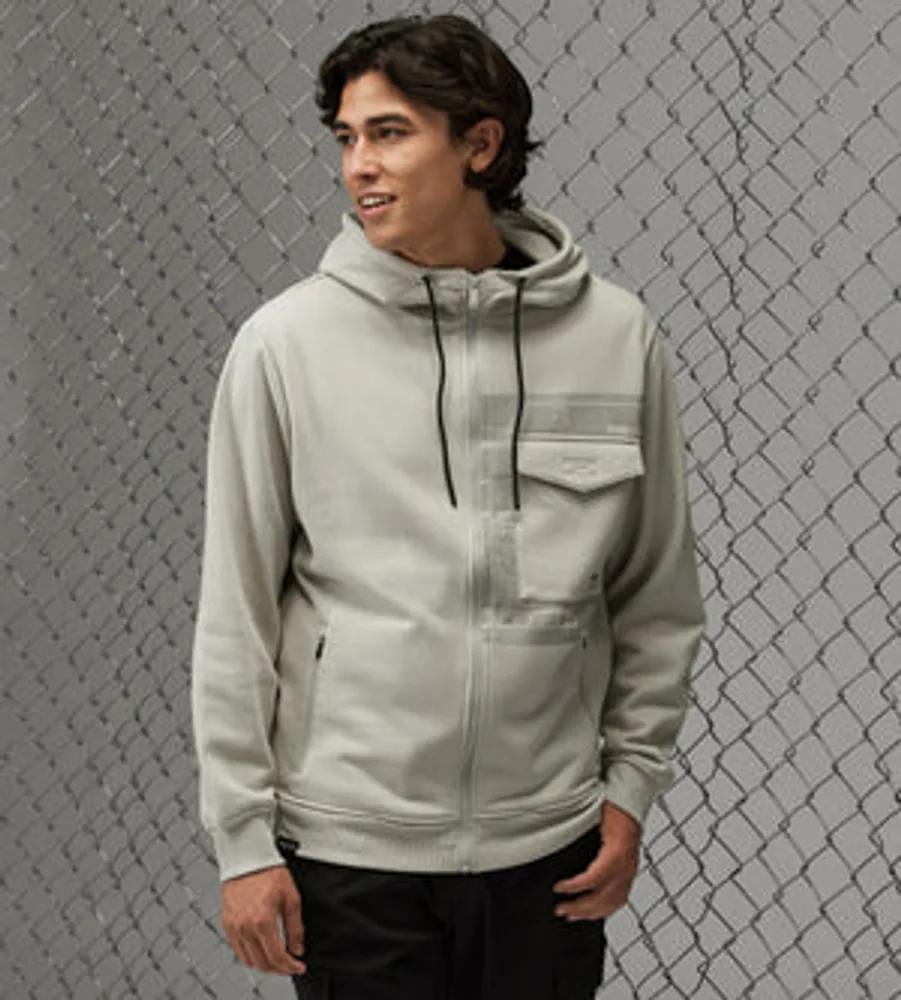 Modern Fit Full-Zip Fleece Hoodie