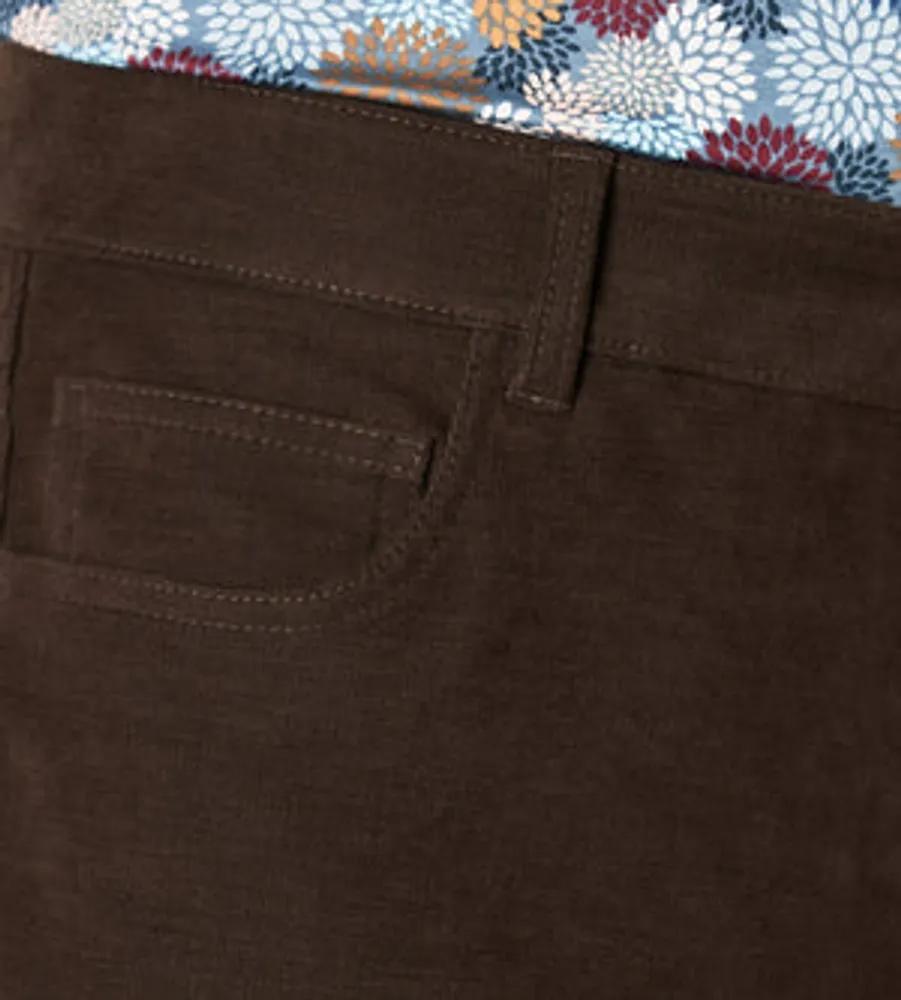 Old Navy Slim 360° Stretch Five-Pocket Pants for Boys brown