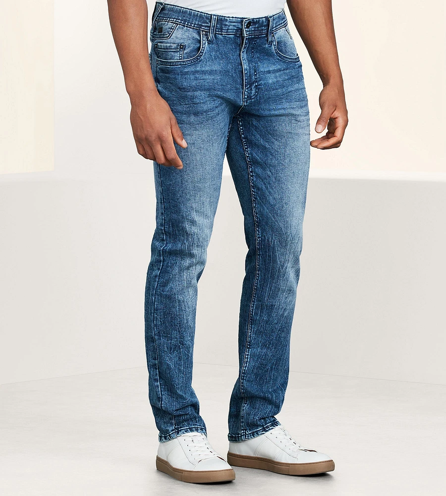 Slim Fit Five-Pocket Stretch Jeans