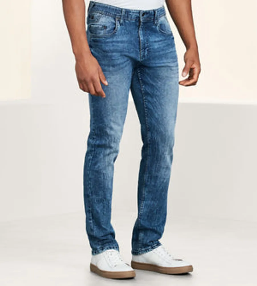 Modern Fit Five-Pocket Stretch Jeans