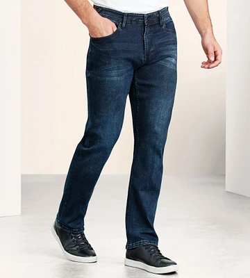 Modern Fit Five-Pocket Stretch Jeans