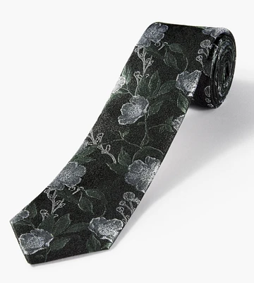 Mid Floral Tie