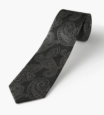 Textured Large Paisley Tie