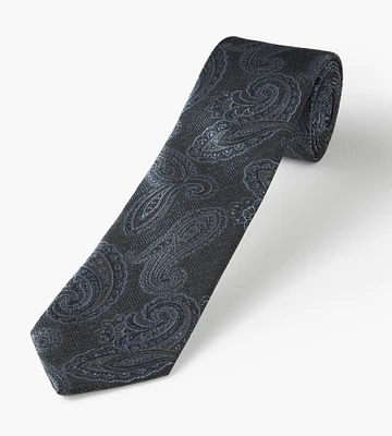 Textured Large Paisley Tie