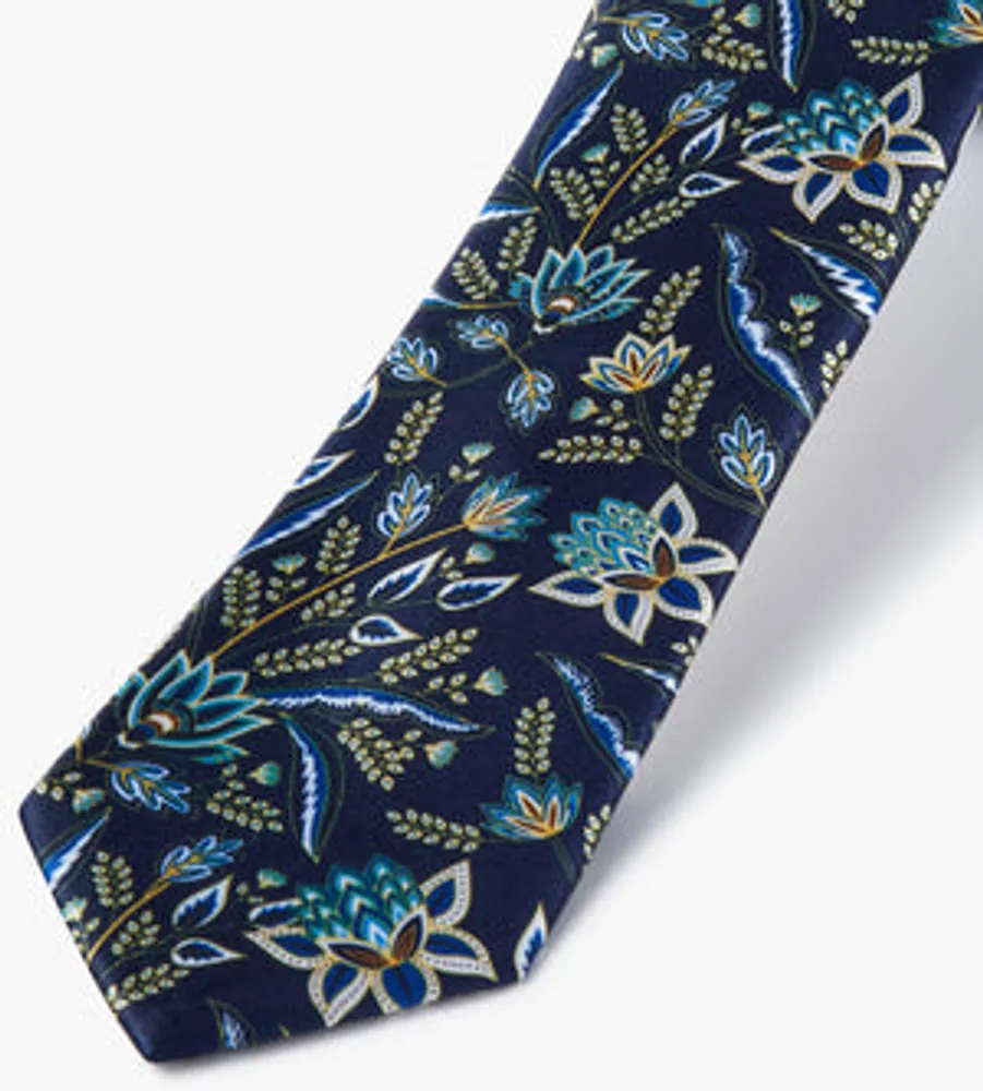 Lilypad Floral Tie