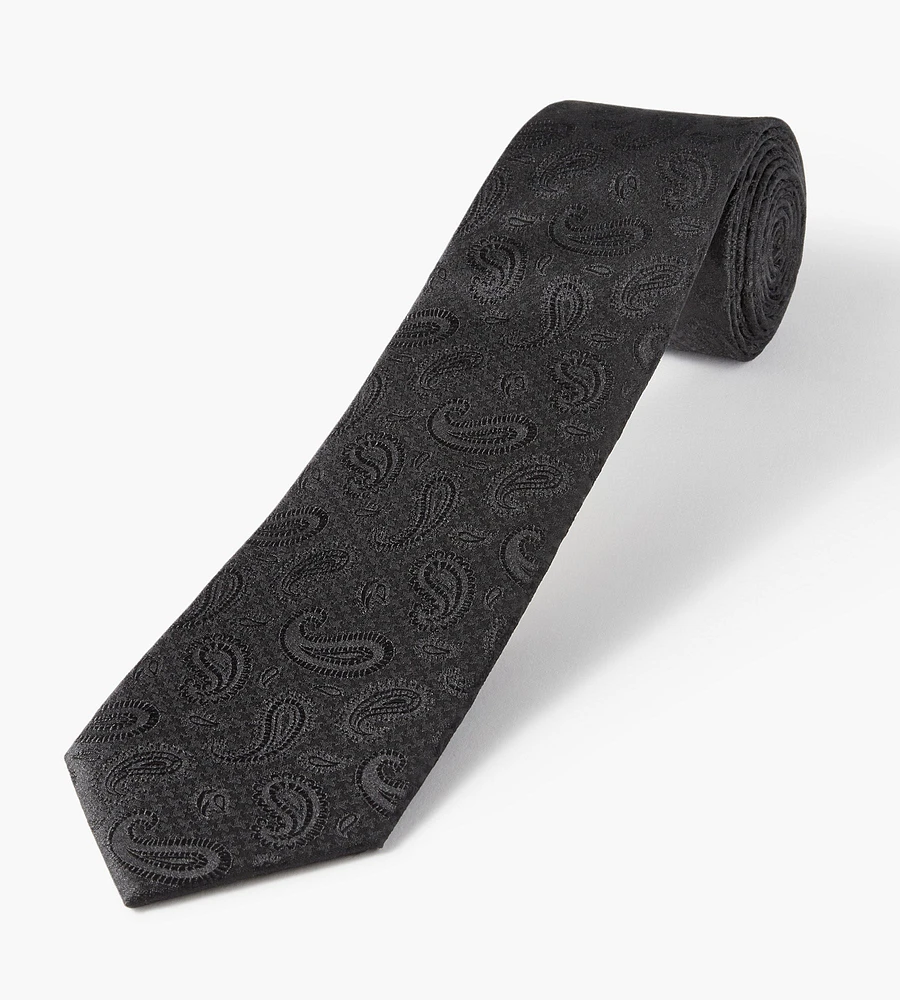 Paisley Houndstooth Tie