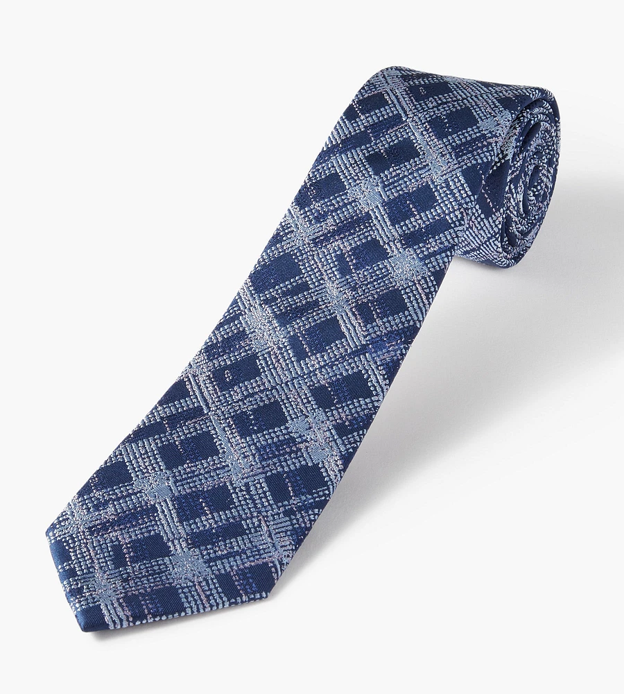 Broken Check Tie