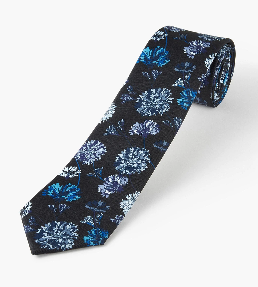 Puffball Floral Tie