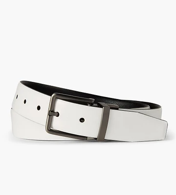 Reversible Gunmetal Buckle Belt