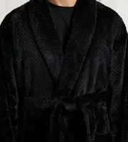 Embossed Plush Robe
