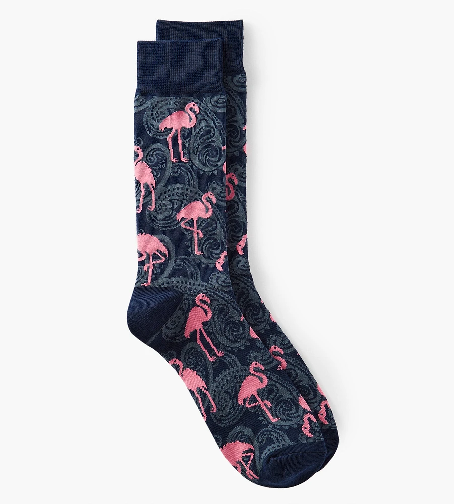 Flamingo Paisley Socks