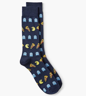 Pac-Man Pizza Socks