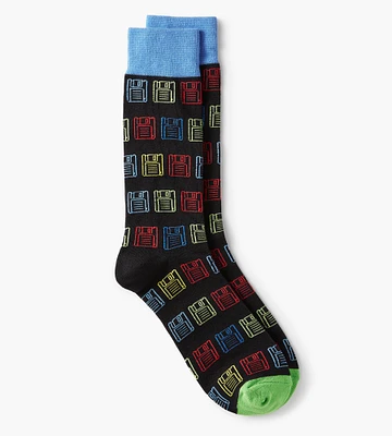 Floppy Disk Socks