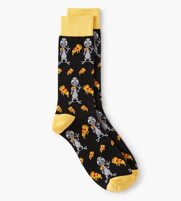 Pizza Alien Socks