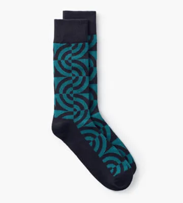 Abstract Wave Socks