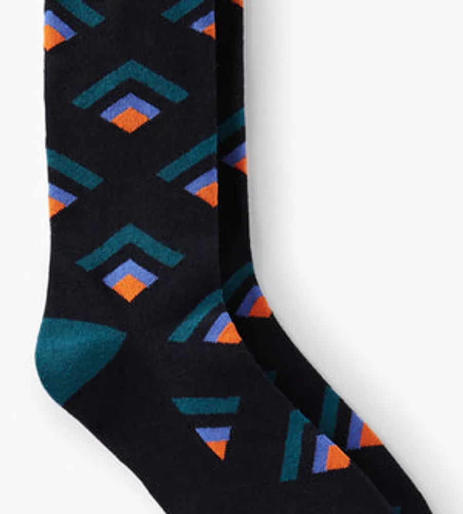 3D Argyle Socks