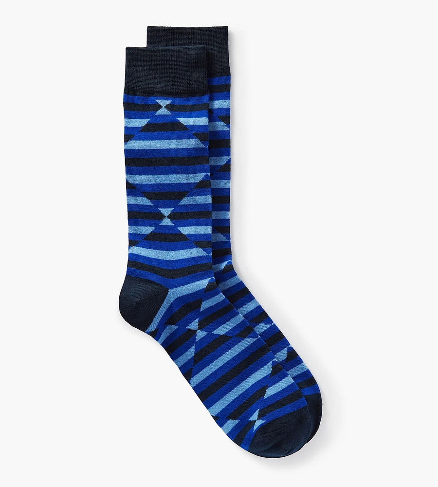 Argyle Stripe Socks