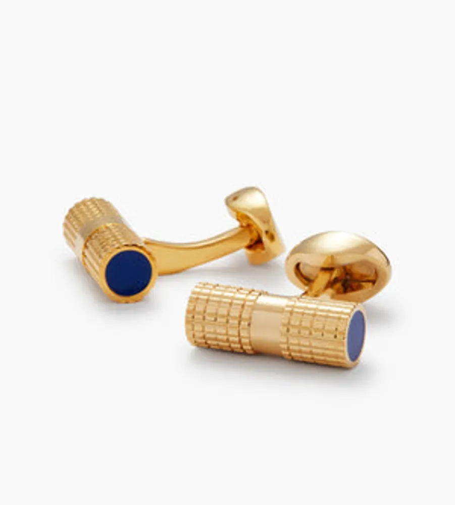 Navy Square Cufflinks