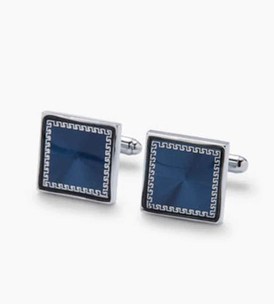 Blue Square Cufflinks