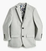 Boys Solid Suit Jacket