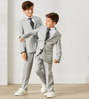 Boys Solid Suit Pants